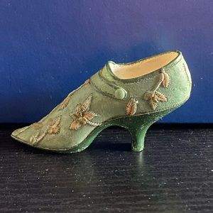 Collectible Cold Cast Porcelain Shoe Figurine